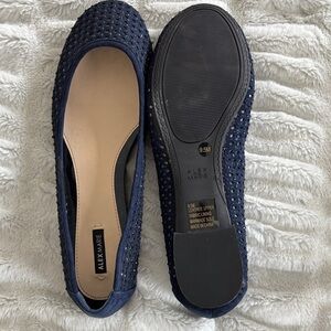 Alex Marie Women's Dark Blue Ballet Flats